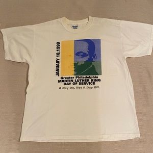 Vintage 1999 Greater Philadelphia Martin Luther King T Shirt